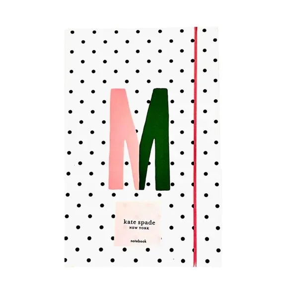 Kate Spade New York Journal Sparks of Joy Initial Notebook   NEW