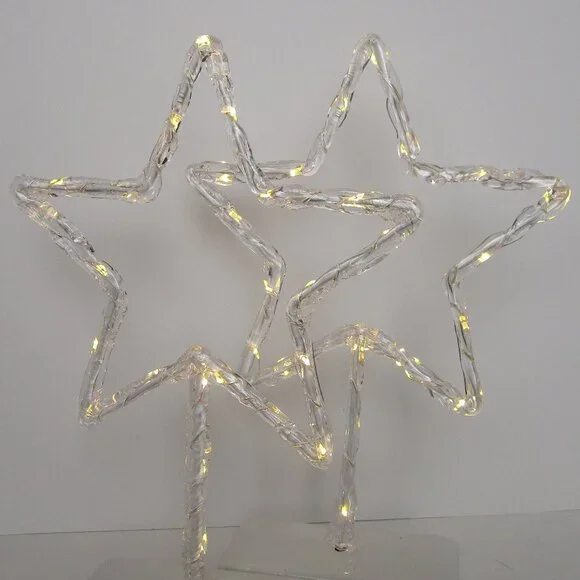 pair of star lamps