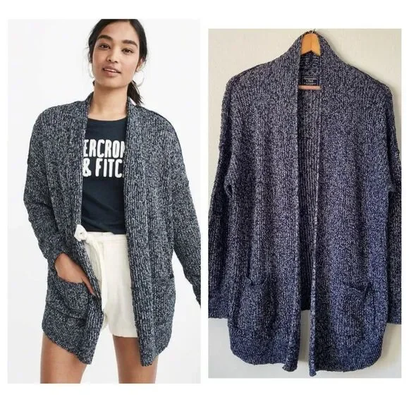 Abercrombie & Fitch Slub Yarn Cardigan