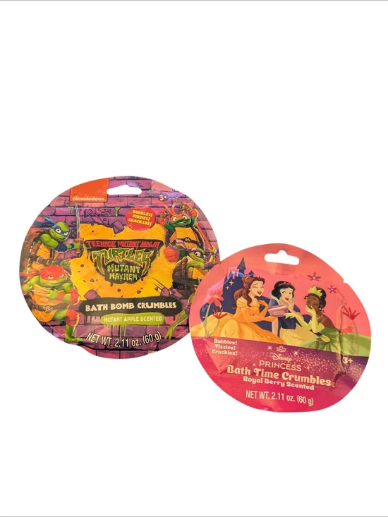 Teenage Mutant Ninja Turtles + Disney Princess Bath Bomb Crumbles