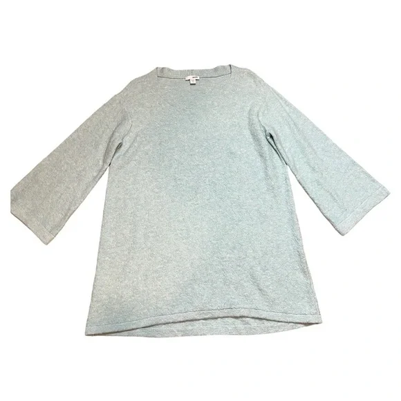 J.Jill Womens Light Blue Wide Sleeve Sweater Size Small