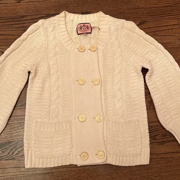 Juicy couture novelty Cabel knit cardigan.