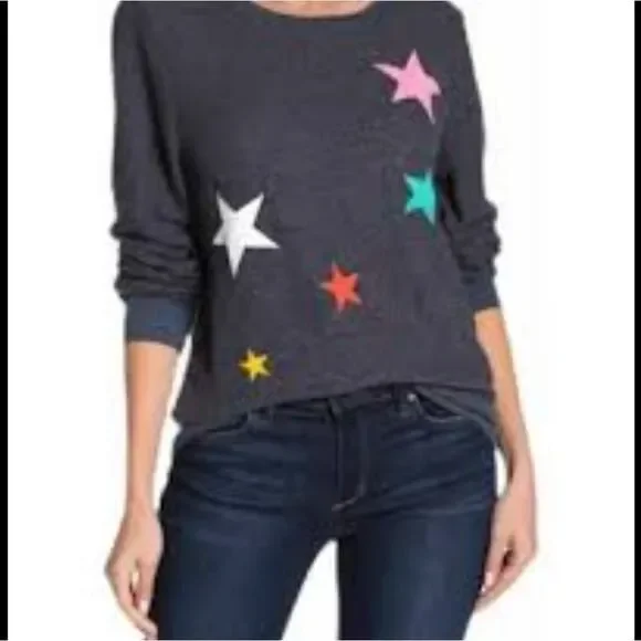 Wildfox Star Sweater Sweatshirt Size XS