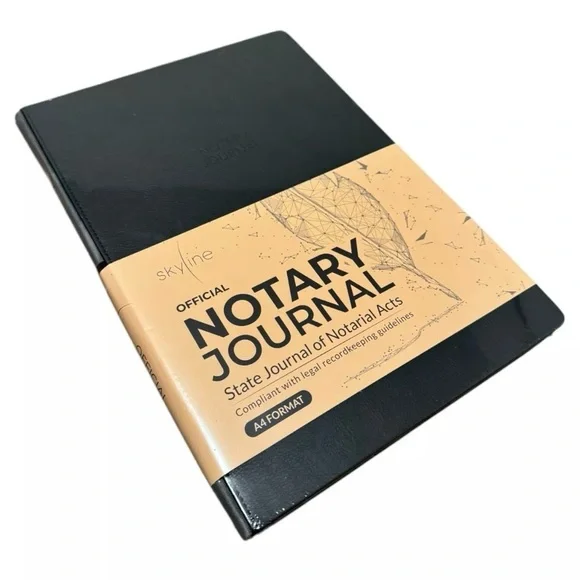 Skyline NOTARY JOURNAL State Journal of Notarial Acts Public Record Book A4 525