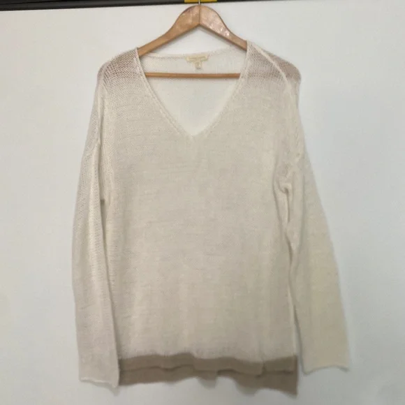 Eileen Fisher M Open Knit Sweater