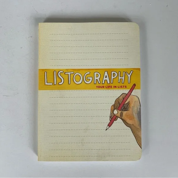 Listography Your Life in Lists Journal - Reflective Notebook