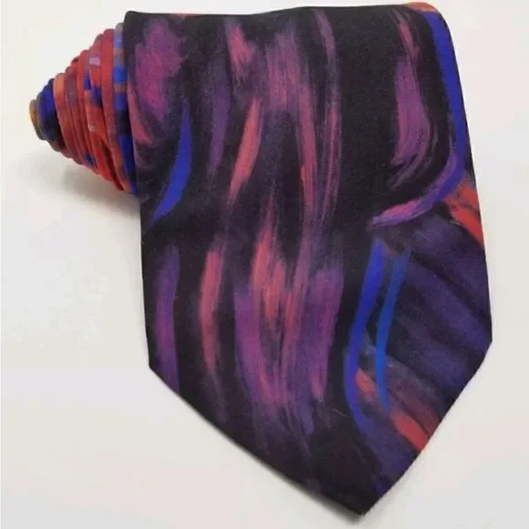 Ralph Marlin Purple Edward Munch The Scream Tie