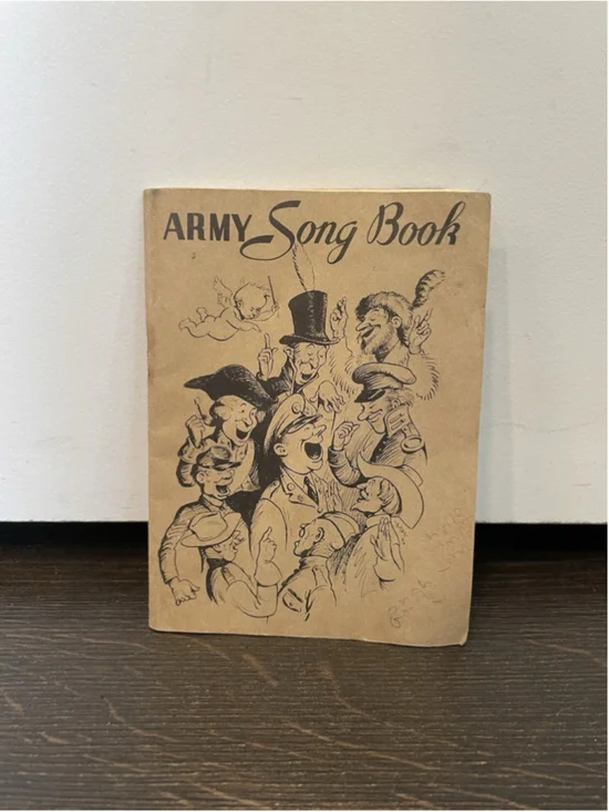 Vintage 1941 US Army Song Book WWII