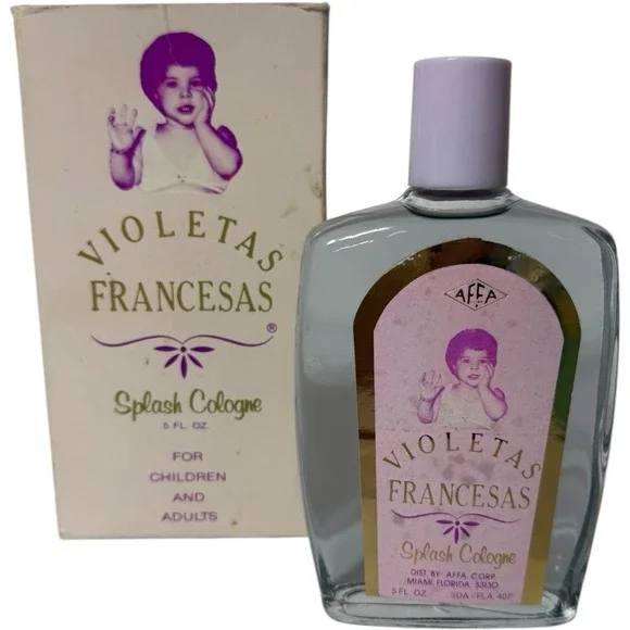 Vintage Violetas Francesas Splash Cologne 5 fl oz For Children And‎ Adults USA