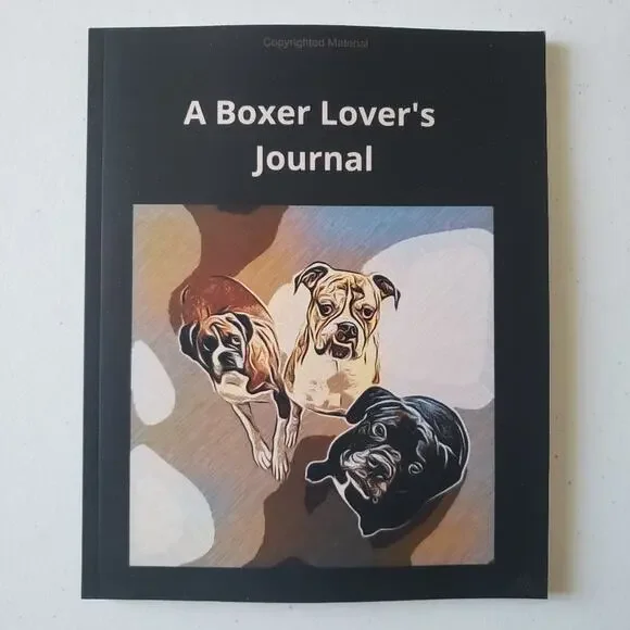 A Boxer Lover’s Journal: Chicken Blank Lined 120 Page Notebook