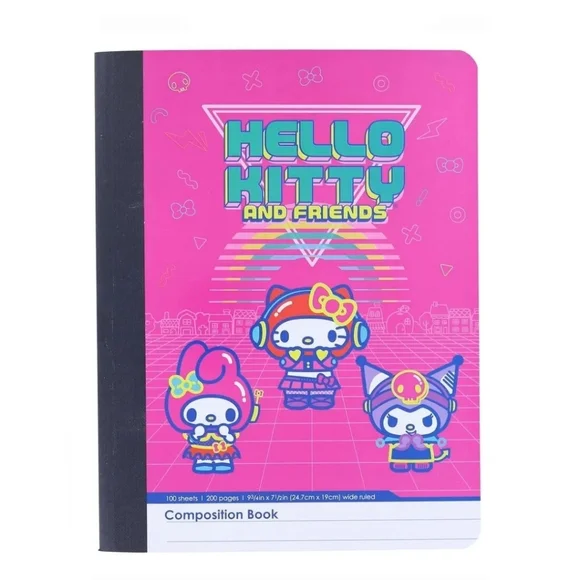 NEW Hello Kitty Composition Book, 100 pages