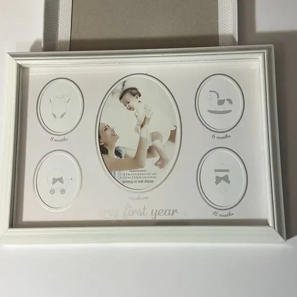 C.R. Gibson Stepping Stones “My First Year” Baby Picture Frame