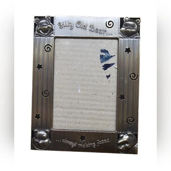Disney Winnie the Pooh Picture Frame‎ “Silly Old Bear” Vintage Nursery Kids Room