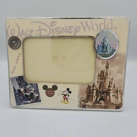 Vintage Mickey Mouse magical kingdom frame