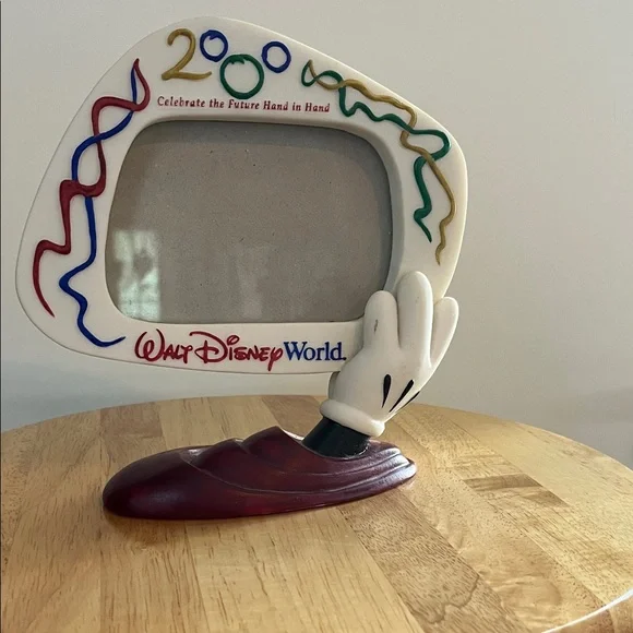 Vintage Walt‎ Disney World 2000 Photo Frame Picture Sorcerer Mickey Millennium