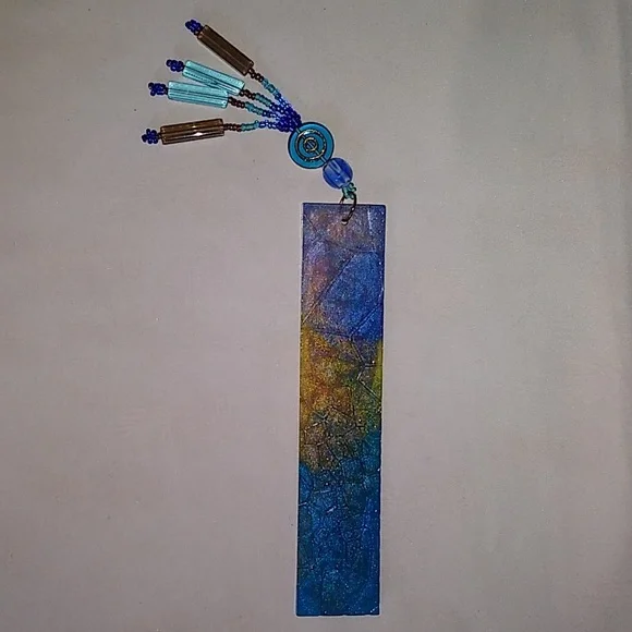 Bookmark with Glass Beaded Tassel