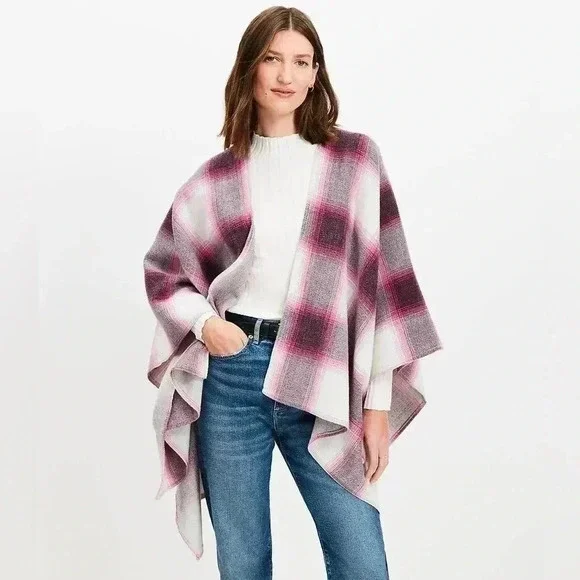 LOFT Plaid Wrap
