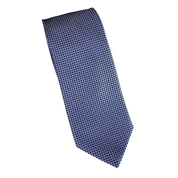 Jos A. Bank Mens Neck Tie Signature Collection‎ Blue Textured Professional