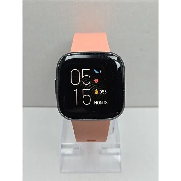 Fitbit Versa 2 Smartwatch Gray 40mm Alexa WR50M Always On Display W/ Charger