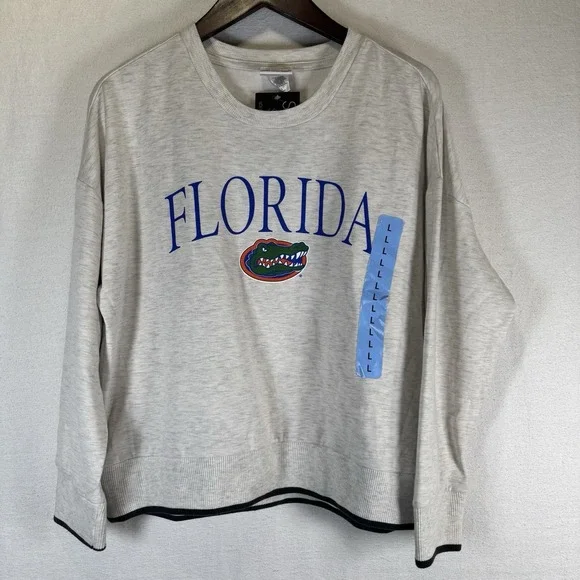 Florida Gators Women's Sideline Apparel Crew Neck Sweatshirt Size Large
