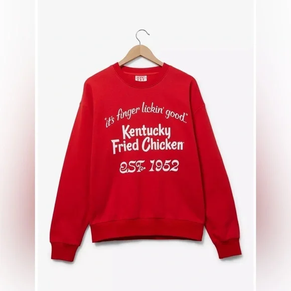 NEW KFC Finger Lickin' Good Women's Crewneck - BoxLunch Exclusive