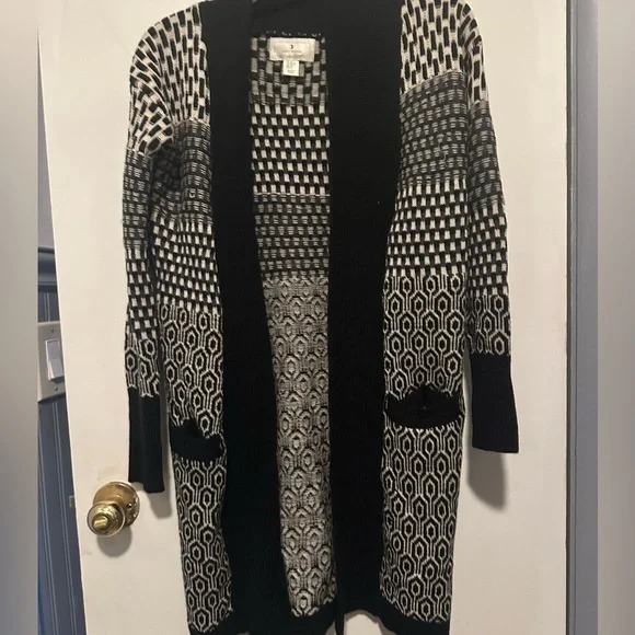 Womens Sweater Size XS Anthropologie Ruby Moon Long Cardigan