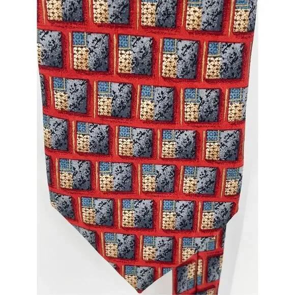 Vintage‎ Ermenegildo Zegna Tie Silk Red
