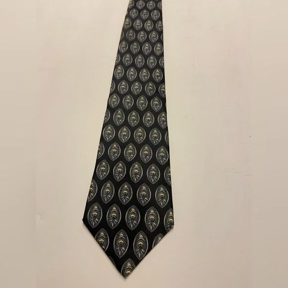 𝅺HENRY Grethel Men's Italian Silk Tie Necktie Menswear Design L: 58