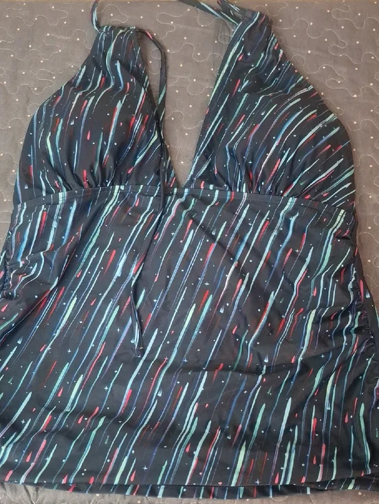 Younique Tankini Top with Multicolor size XL NWT