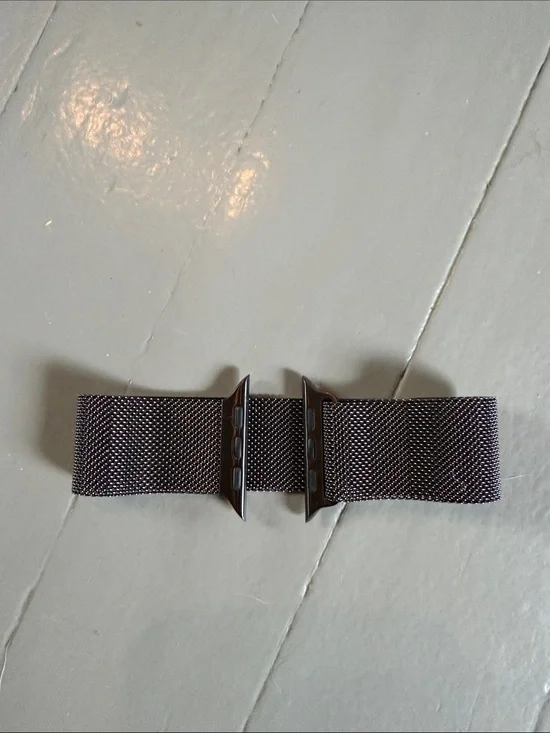 Apple Milanese Loop Stainless Steel Slate Watch Band