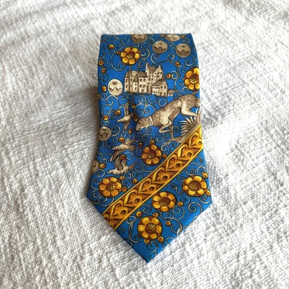 Vintage Italian Silk Tie Mantero 1902 Whiskey Collection‎ N 14 Made in Italy
