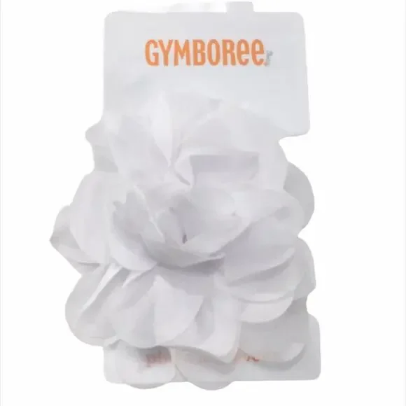 Gymboree Flower Hair Clip White