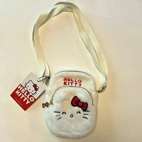 NEW Sanrio Hello Kitty Face Plus Cross Body Phone Bag