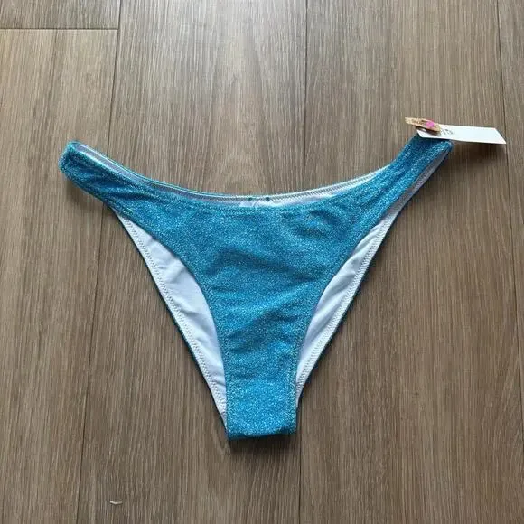 Victoria secret pink blue glitter Size S