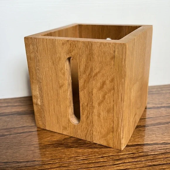 IKEA solid wood pencil pen holder