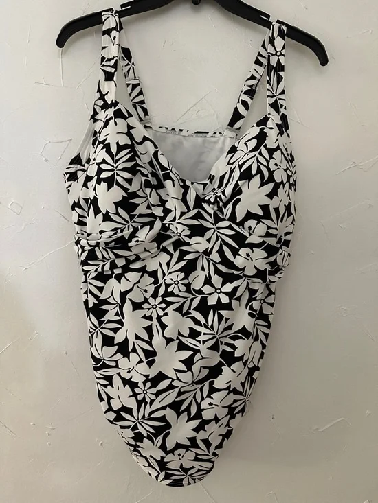 Lands End Built In Bra Swim Top