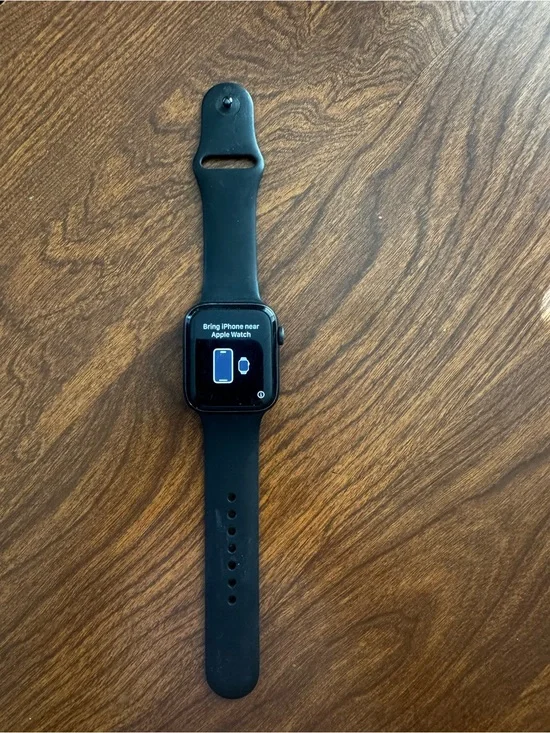 Apple Watch in Black with Black Sport Band