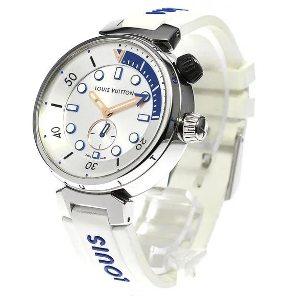 LOUIS VUITTON Tambour Street Diver QA124 Small seconds Quartz Men's Watch_807370