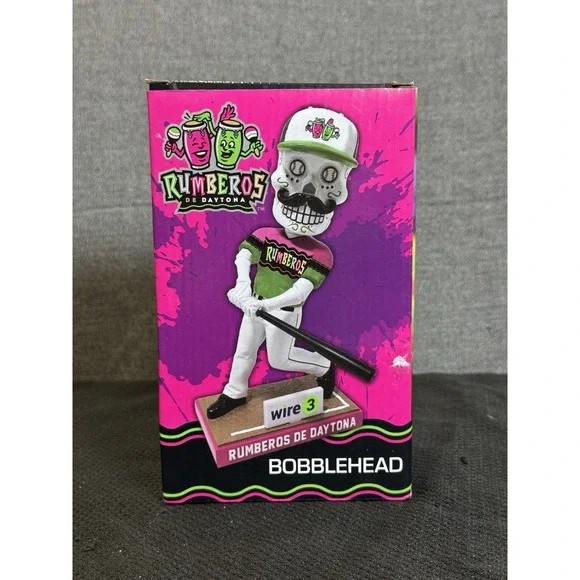 Sugar Skull Rumberos Of‎ Daytona Tortugas Bobblehead New In Box
