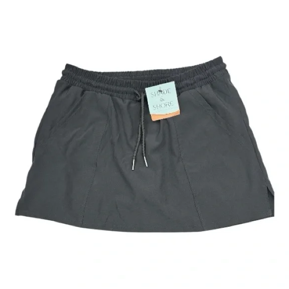 Shade & Shore Women's Mini Skirt/Skort Bathing Suit Bottom w/Pockets Size S NWT