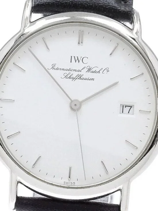 IWC SCHAFFHAUSEN Portofino IW333106 Date white Dial Quartz Men's Watch_943093