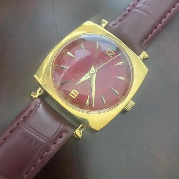 RARE Camy Men's Hand Wind Mechanical Unique Wristwatch