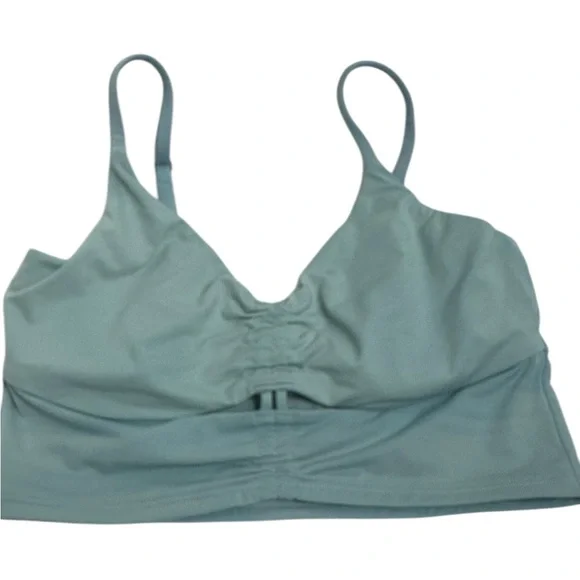 Athleta blue swimsuit top size 34 B/C