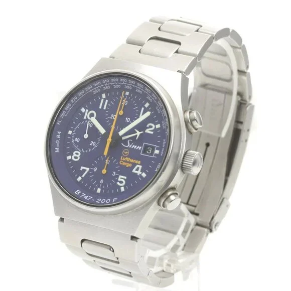 Sinn CARGO 144-747 Chronograph Date blue Dial Automatic Men's Watch_876134