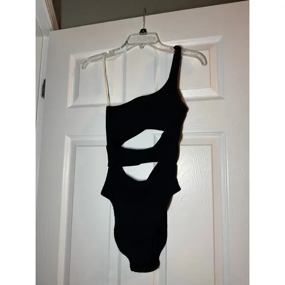 Aerie Off the Shoulder One Piece Swimsuit