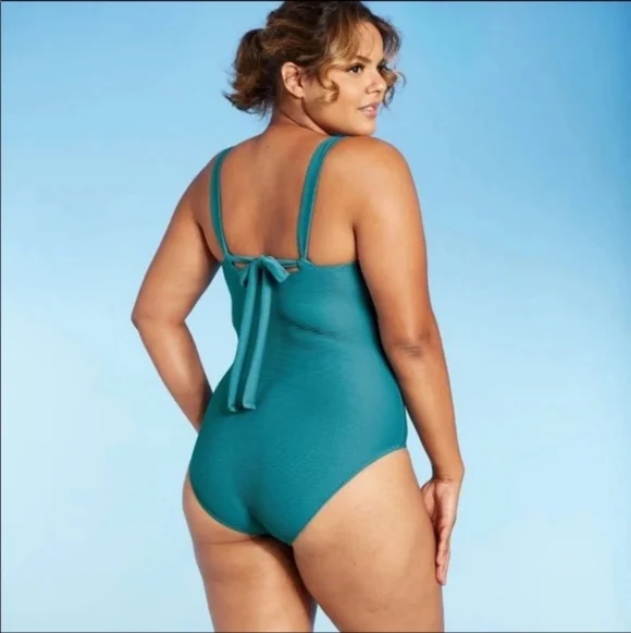 Kona Sol Teal Blue One-Piece