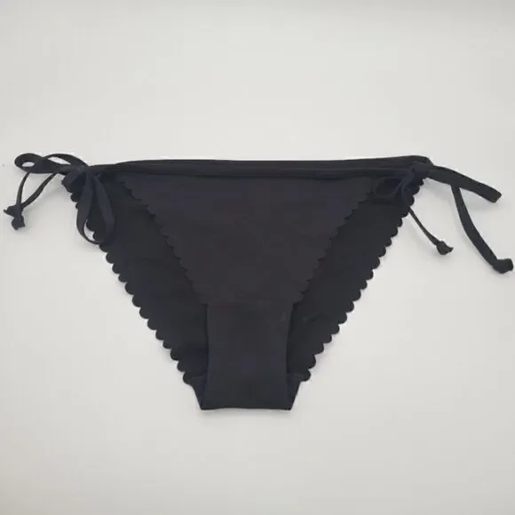 H&M Black Rippled Bikini Bottoms