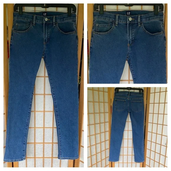 Gap Denim Stretch Skinny Jean SZ 16 Boy Youth