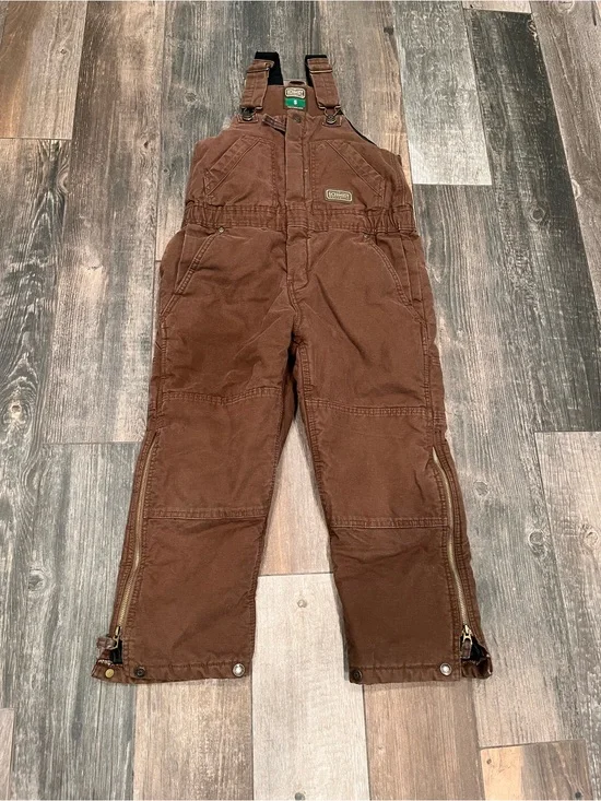 Schmidt Workwear Youth Heavy Duty Overalls Pockets Zip Lined Small Regular (6-8)