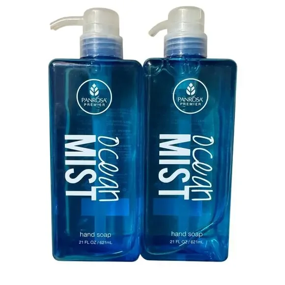 Panrosa Premier Ocean Mist Hand Soap 21oz Lot of 2 Moisturizing Fresh Scent